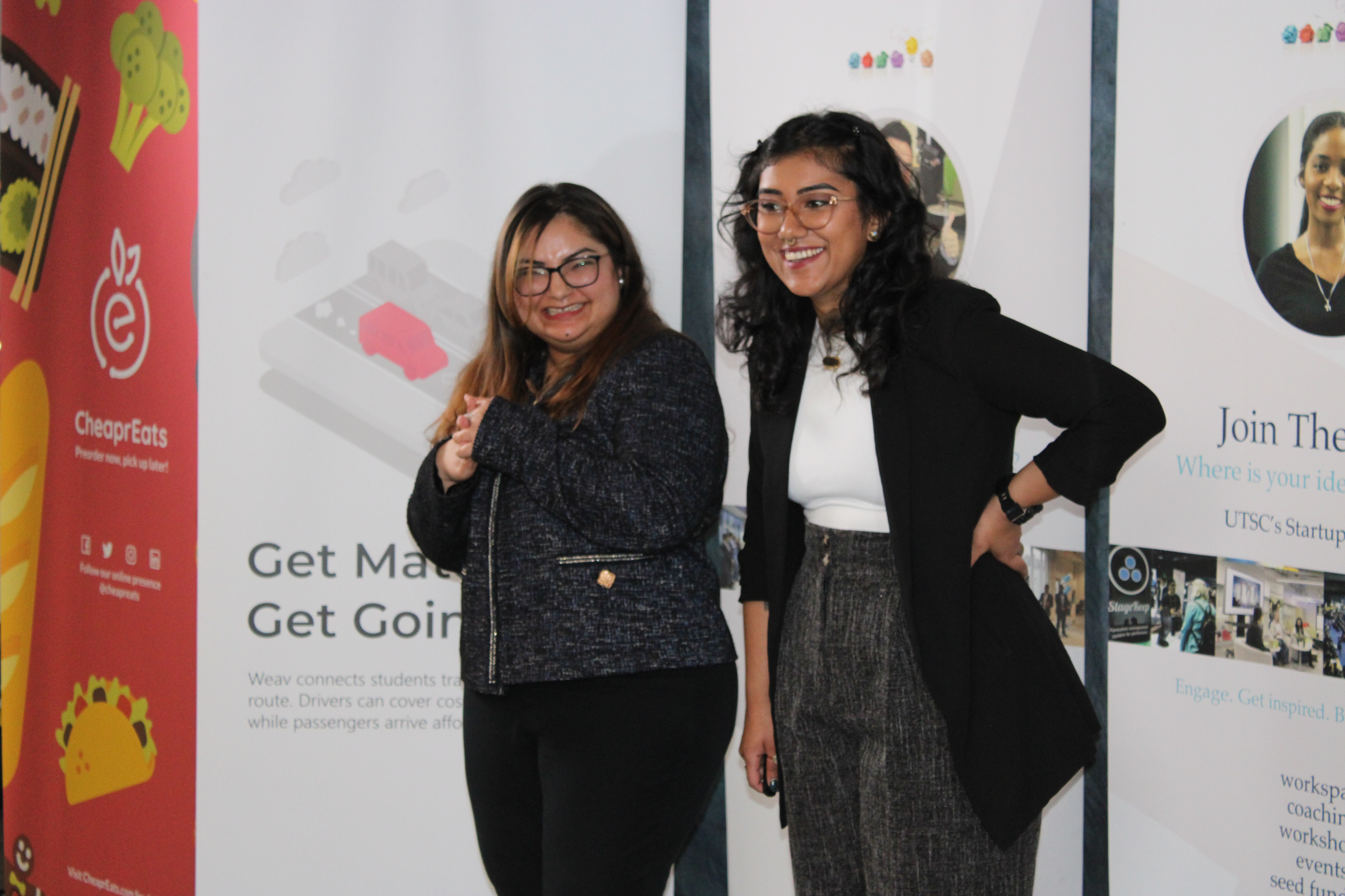 Neurokin co-founders at startup event